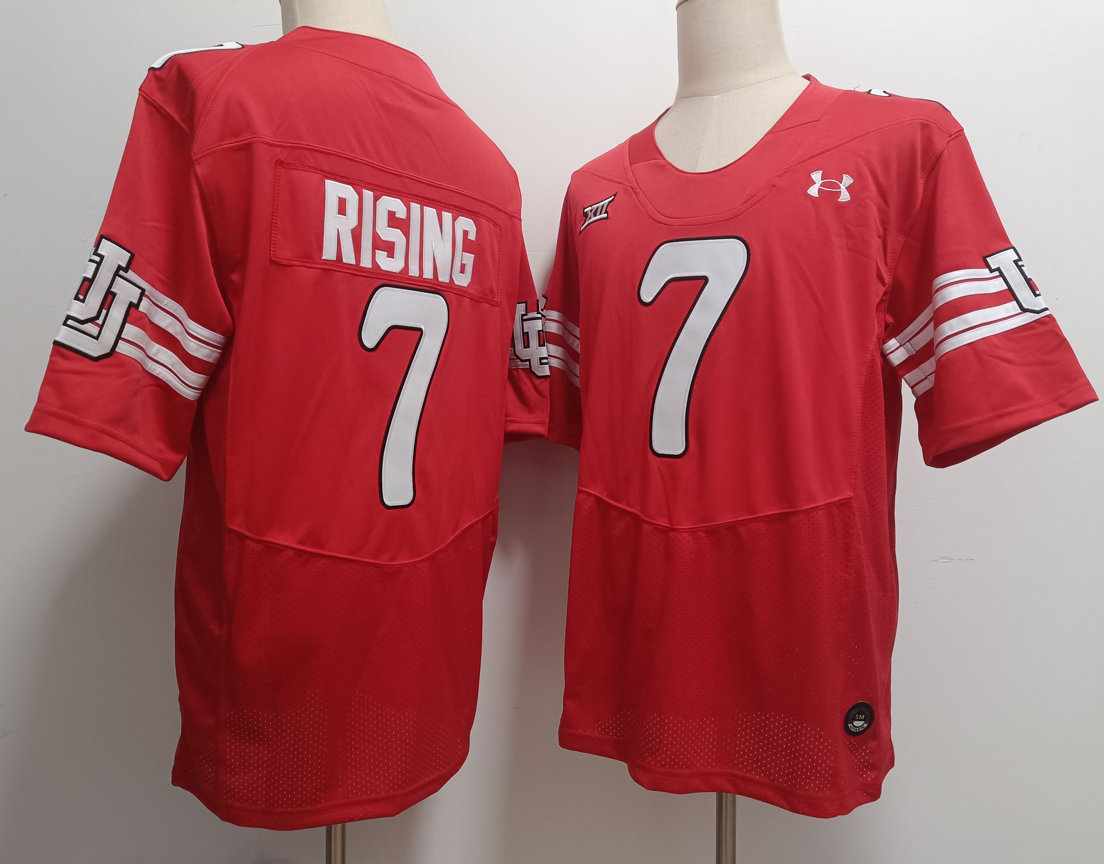 Men Utah Utes #7 Rising Red Elite 2025 NCAA Jersey